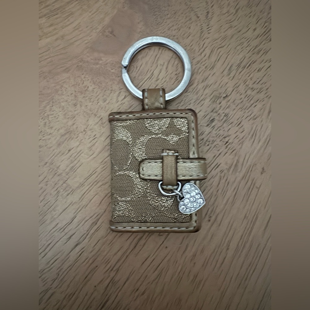 Coach Mini Photo Album Keychain